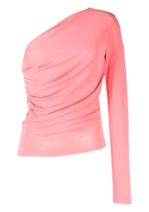 DSQUARED2 ruched one-sleeve T-shirt - Pink