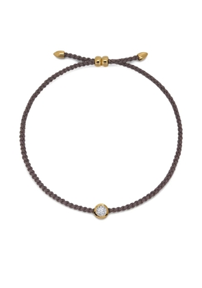 Monica Vinader laboratory-grown diamond cord bracelet - Brown