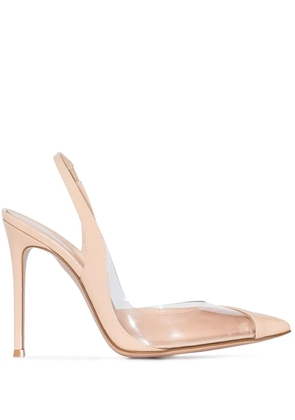 Gianvito Rossi 150mm slingback pumps - Neutrals