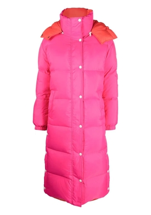 Yves Salomon hooded padded coat - Pink