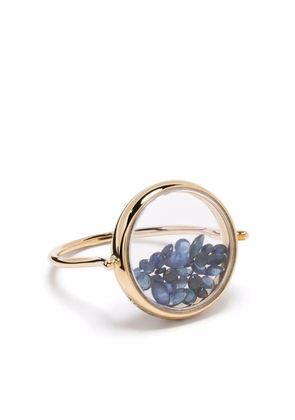 Aurelie Bidermann 18kt yellow gold Chivor sapphire ring