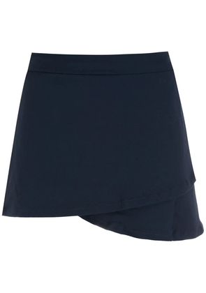 Amir Slama wrap mini skirt - Blue