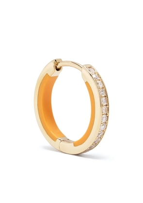 Maria Black 14K yellow gold diamond hoop earring