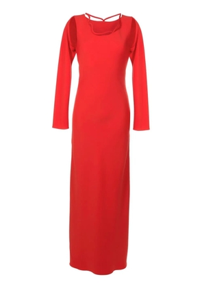 Gloria Coelho cut-out midi dress - Red