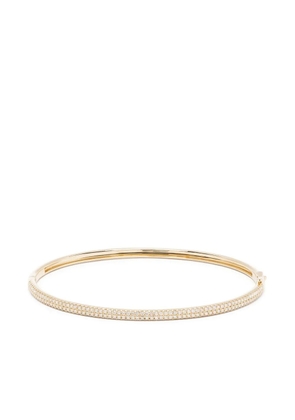 Mizuki 14kt yellow gold Sea of Beauty diamond bangle