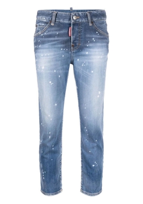 DSQUARED2 cropped skinny jeans - Blue