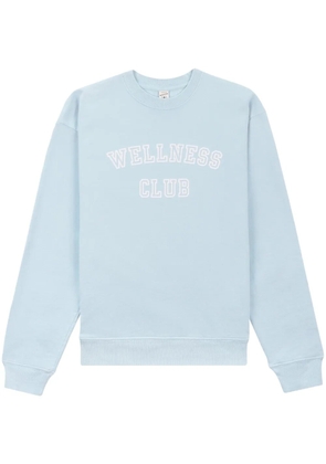Sporty & Rich Wellness Club crew-neck sweatshirt - Blue