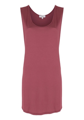 Amir Slama sleeveless T-shirt dress - Purple