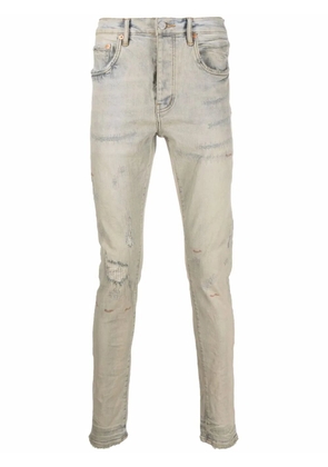 Purple Brand distressed skinny jeans - Blue