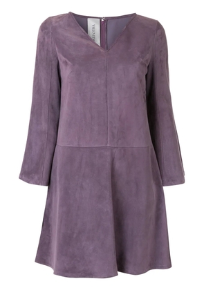 Valentino Garavani panelled flared dress - Purple