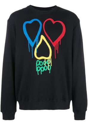 Haculla Rainbow Love sweatshirt - Black