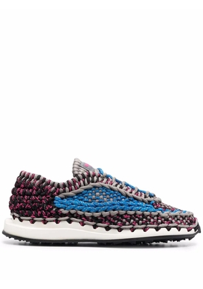 Valentino Garavani crochet low-top sneakers - Blue