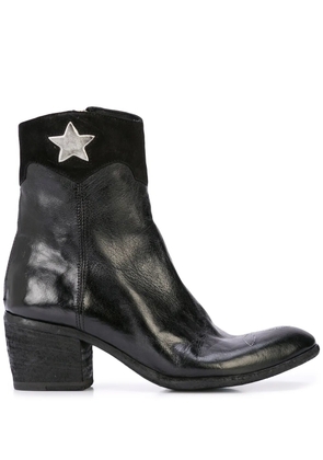 Madison.Maison star detail ankle boots - Black
