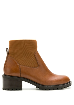Sarah Chofakian leather Melrose boots - Brown