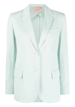 TWINSET plain single-breasted blazer - Green