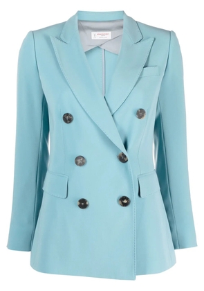 Alberto Biani double-breasted button blazer - Blue