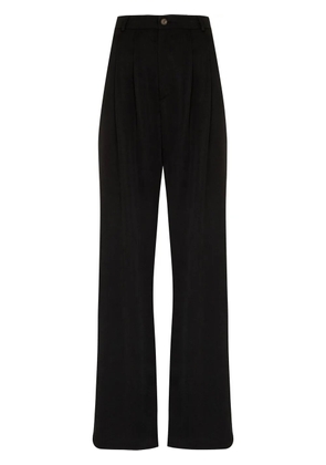 Reformation Mason high-waist wide-leg trousers - Black