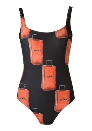 Amir Slama printed swimsuit - Black