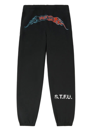 Heron Preston logo-print cotton track pants - Black