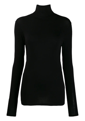Majestic Filatures turtleneck jersey top - Black
