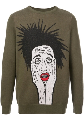 Haculla Stop Calling Me jumper - Green