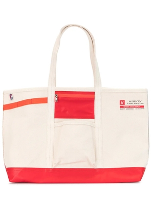 As2ov Alberton canvas tote bag - White