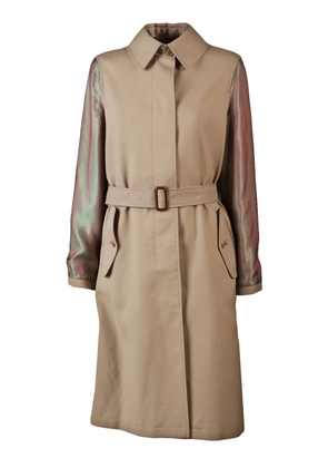 Maison Martin Margiela Pre-Owned Irridescent sleeve coat - Neutrals