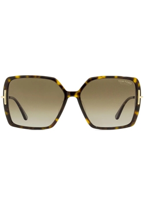 TOM FORD Eyewear Joanna butterfly-frame sunglasses - Brown