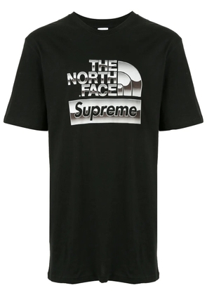 Supreme tnf metallic logo T-shirt - Black