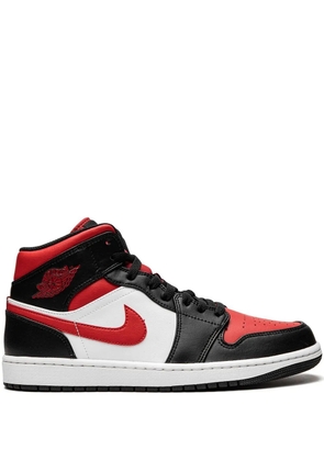 Jordan Air Jordan 1 Mid 'Bred Toe' sneakers - White