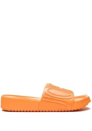 Jordan Nola logo-embossed slides - Orange