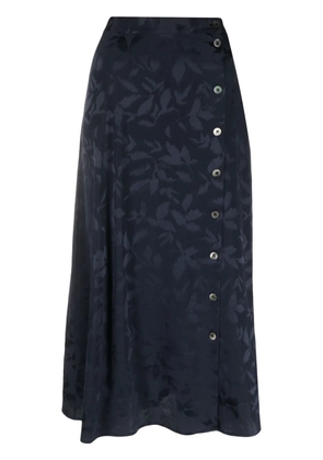 Zadig&Voltaire June Jac Ikat silk skirt - Blue