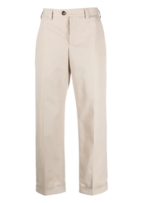 PT Torino pressed-crease straight-leg trousers - Neutrals