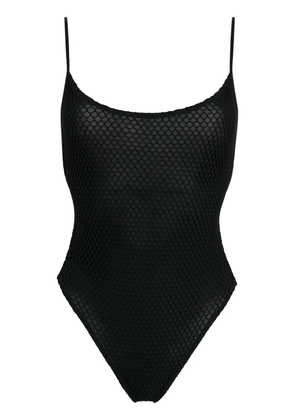 Amir Slama open back swimsuit - Black