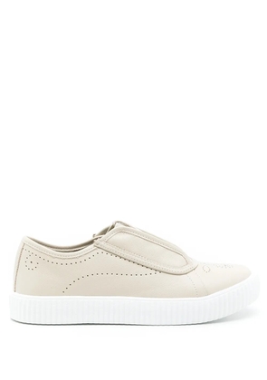 Sarah Chofakian Kerby leather sneakers - Neutrals