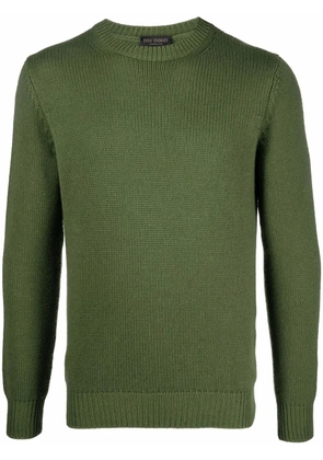 Dell'oglio rib-trimmed crew-neck jumper - Green