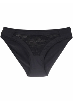 Marlies Dekkers lace-pattern panelled briefs - Black