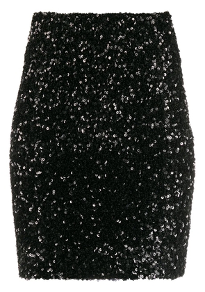 Redemption sequin fitted skirt - Black