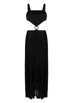 Roberto Cavalli ring-embellished dress - Black