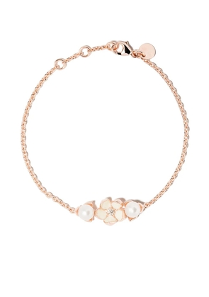 Shaun Leane Cherry Blossom single diamond and pearl bracelet - Gold