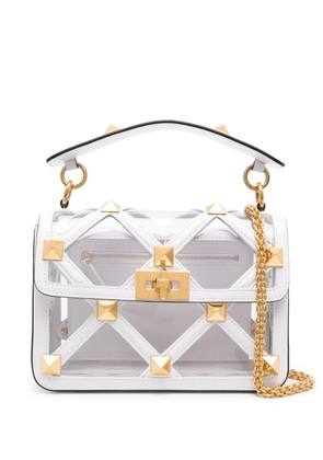 Valentino Garavani medium Roman Stud shoulder bag - White