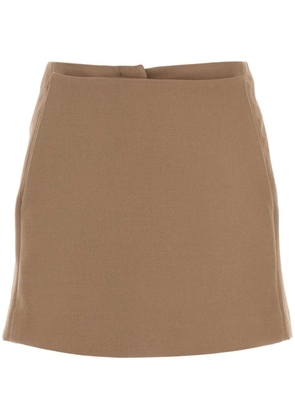 FENDI Cappuccino wool pant-skirt - Neutrals