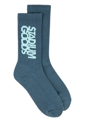 STADIUM GOODS® logo ''River'' crew socks - Blue