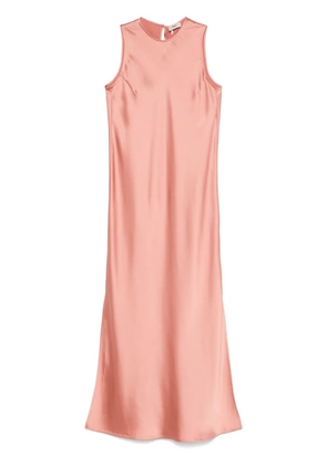 Herno satin midi dress - Pink
