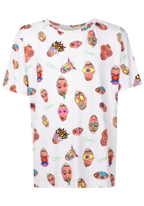 Amir Slama graphic-print cotton T-shirt - White