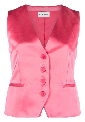 P.A.R.O.S.H. adjustable-fit satin waistcoat - Pink