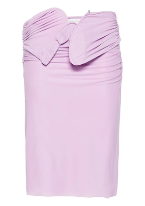 Christopher Esber Encompassed Looped mini skirt - Purple