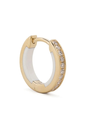 Maria Black 14K yellow gold hoop diamond earring