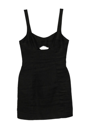 Reformation Belma linen dress - Black