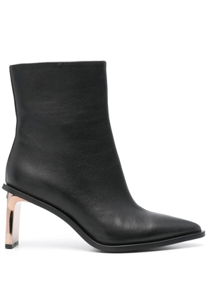 Calvin Klein 75mm leather ankle boots - Black